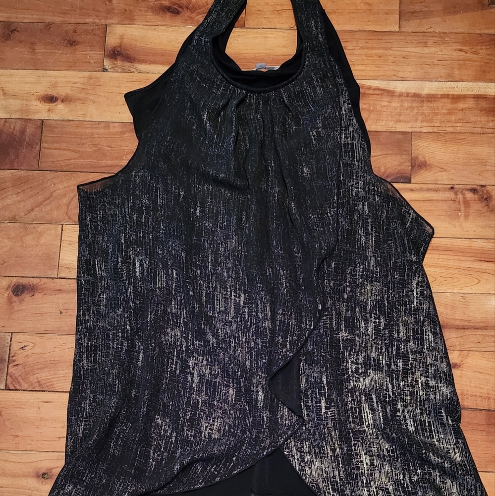 Sears/ tradition dress, black with sparkly overlay